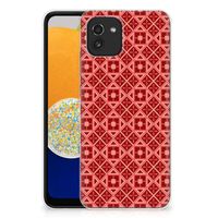 Samsung Galaxy A03 TPU bumper Batik Rood - thumbnail