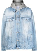 VETEMENTS veste oversize en jean - Bleu