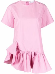 RED Valentino blouse volantée à manches courtes - Rose