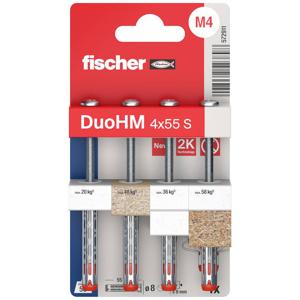 Fischer DuoHM 4x55 S PH PZ Hollewandplug 55 mm 572911 4 stuk(s)