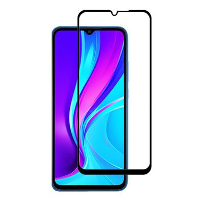 Shop4 - Xiaomi Redmi 9 Glazen Screenprotector - Edge-To-Edge Gehard Glas Transparant
