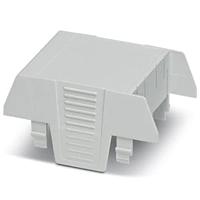 PHOENIX CONTACT EH 45-C SS/ABS GY7035 Draagrailbehuizing, eenzijdige aansluitopening, 36,95 mm lengte, 45,1 mm breedte, 75,65 mm hoogte, lichtgrijs, 10 stuks