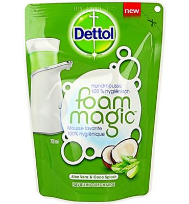 Dettol Dettol Foam Magic Aloe Vera Navul (200ml) Dettol Dettol Foam Magic Aloe Vera Navul (200ml)