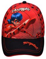 Miraculous basketbalpet Miraculous meisjes katoen rood/zwart maat 52