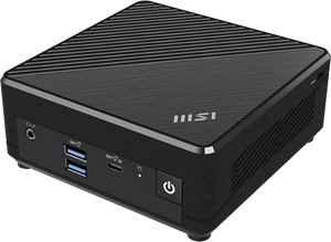 MSI Cubi N ADL-N100 FS 4GB 128GB W11P Intel® N DDR4-SDRAM HDD+SSD Windows 11 Pro Mini PC Zwart