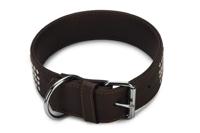 Beeztees vintage - halsband hond - bruin - 70 cm x 50 mm