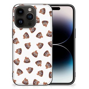 Back Case voor iPhone 15 Pro Poep Emojis