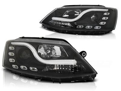 Tuning-Tec Koplampen dagrijlicht voor VW JETTA VI 1 11-18 TRU DRL ZWART