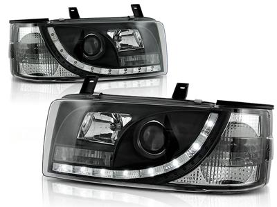 Tuning-Tec Koplampen met parkeerlicht voor VW T4 90-03 03 TRANSPORTER ZWART