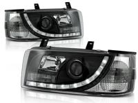 Tuning-Tec Koplampen met parkeerlicht voor VW T4 90-03 03 TRANSPORTER ZWART