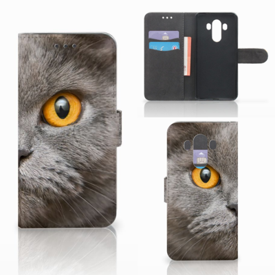 Telefoonhoesje met Pasjes Huawei Mate 10 Pro Britse Korthaar Telefoonhoesje met Pasjes Huawei Mate 10 Pro Britse Korthaar