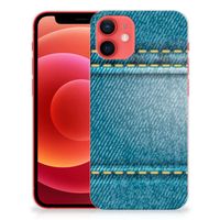 iPhone 12 Mini Silicone Back Cover Jeans - thumbnail