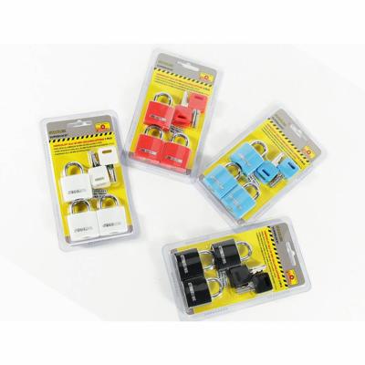 Stahlex Hangslot Alumium 30 mm Gelijksluitend - 3 stuks