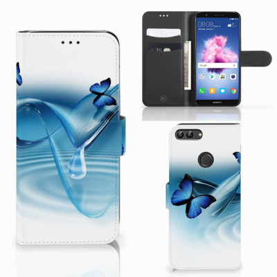 Huawei P Smart Telefoonhoesje met Pasjes Vlinders Huawei P Smart Telefoonhoesje met Pasjes Vlinders