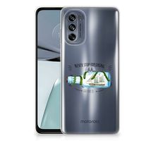 Motorola Moto G62 5G Telefoonhoesje met Naam Boho Bottle - thumbnail