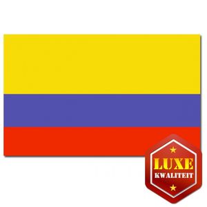 Colombiaanse vlag luxe kwaliteit   -