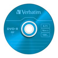 Verbatim DVD-R Colour 4,7 GB 5 stuk(s) - thumbnail