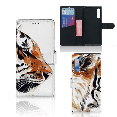 Hoesje Huawei P Smart Pro Watercolor Tiger