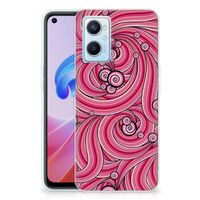 OPPO A96 | OPPO A76 Hoesje maken Swirl Pink