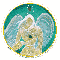 Raamsticker Healing Angel Energy