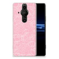 Sony Xperia Pro-I TPU Case White Flowers