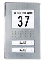 m-e modern-electronics ADV-120.1 EG deurintercom bekabelde buitenunit 2 familiehuis Edel