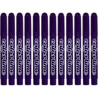 Colortime stiften lijndikte 5 mm donkerpaars 12 stuks
