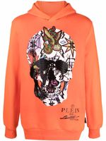 Philipp Plein hoodie à imprimé graphique - Orange - thumbnail