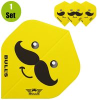 Bulls Smiley Dartflights - Mustache