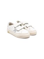 Golden Goose Kids baskets May Star en cuir - Blanc - thumbnail