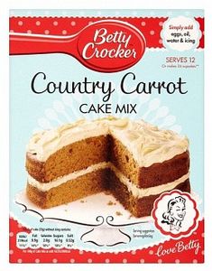 Betty Crocker Betty Crocker - Country Carrot Cake Mix (UK Product)