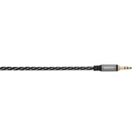 Avinity Audiokabel 3,5-mm Stek./stek. Stereo Stof Verguld 1,5 M - thumbnail