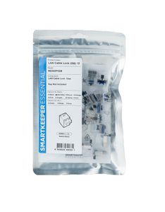 Smartkeeper NC03P1DB RJ45 LAN-kabelslot Set van 12 stuks Donkerblauw Zonder sleutel