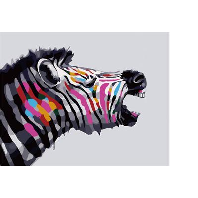 Schilderen Op Nummer - Zebra - 40 X 50 Cm