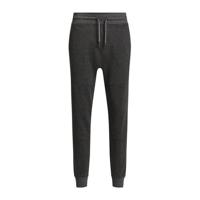 WE Fashion slim fit joggingbroek met all over print grey melange