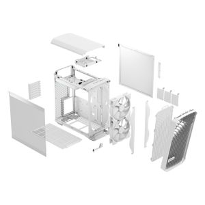 Fractal Design Torrent Compact PC-behuizing Wit