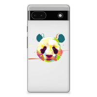 Google Pixel 6A Telefoonhoesje met Naam Panda Color