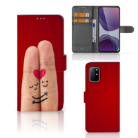 OnePlus 8T Wallet Case met Pasjes Liefde - Origineel Romantisch Cadeau