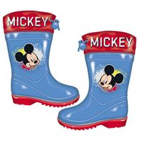 Regenlaarzen Mickey Mouse junior PVC blauw/rood maat 30