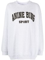 ANINE BING sweat Tyler à patch logo - Gris - thumbnail