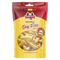 Dog fries chicken