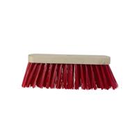 Luva Houten Straatbezem Kunstvezel + Anker 29 cm Rood - thumbnail