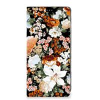 Smart Cover voor Motorola Moto G84 Dark Flowers