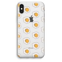 Bacon to my eggs #1: iPhone XS Max Transparant Hoesje - thumbnail