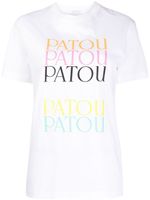 Patou t-shirt en coton à logo imprimé - Blanc