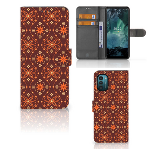 Nokia G11 | G21 Telefoon Hoesje Batik Brown