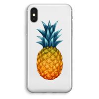 Grote ananas: iPhone XS Transparant Hoesje - thumbnail