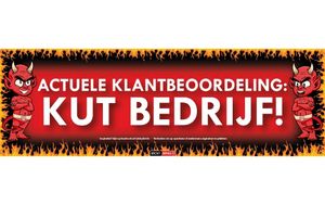 Kut bedrijf Sticky Devil sticker