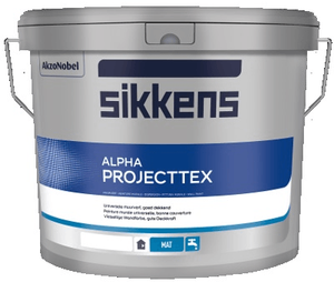 sikkens alpha projecttex lichte kleur 10 ltr