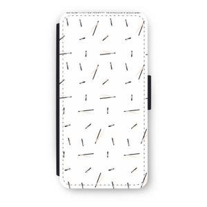 Hipster stripes: iPhone 7 Flip Hoesje